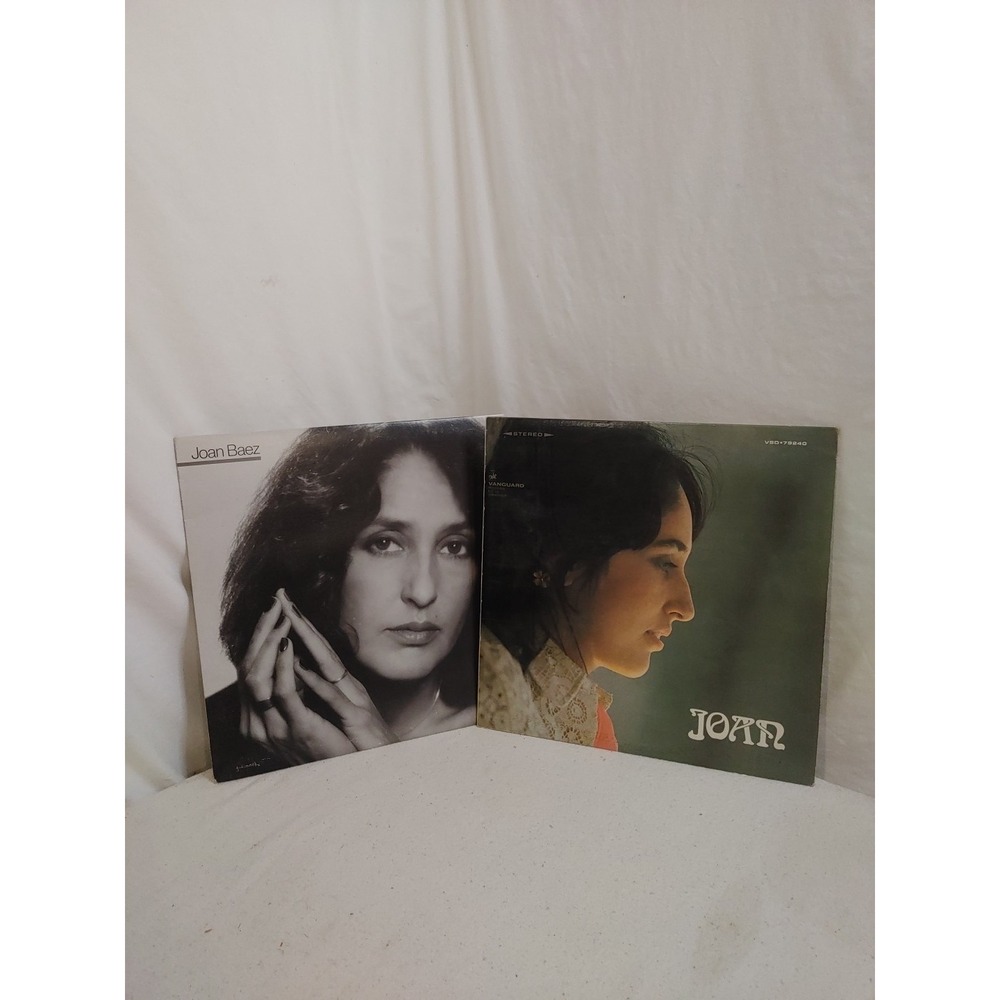 JOAN BAEZ - Joan 1967‎ & Honest Lullaby 1979 Vinyl Record LP BUNDLE Vintage